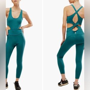 Free People Movement | Teal Jumpsuit
